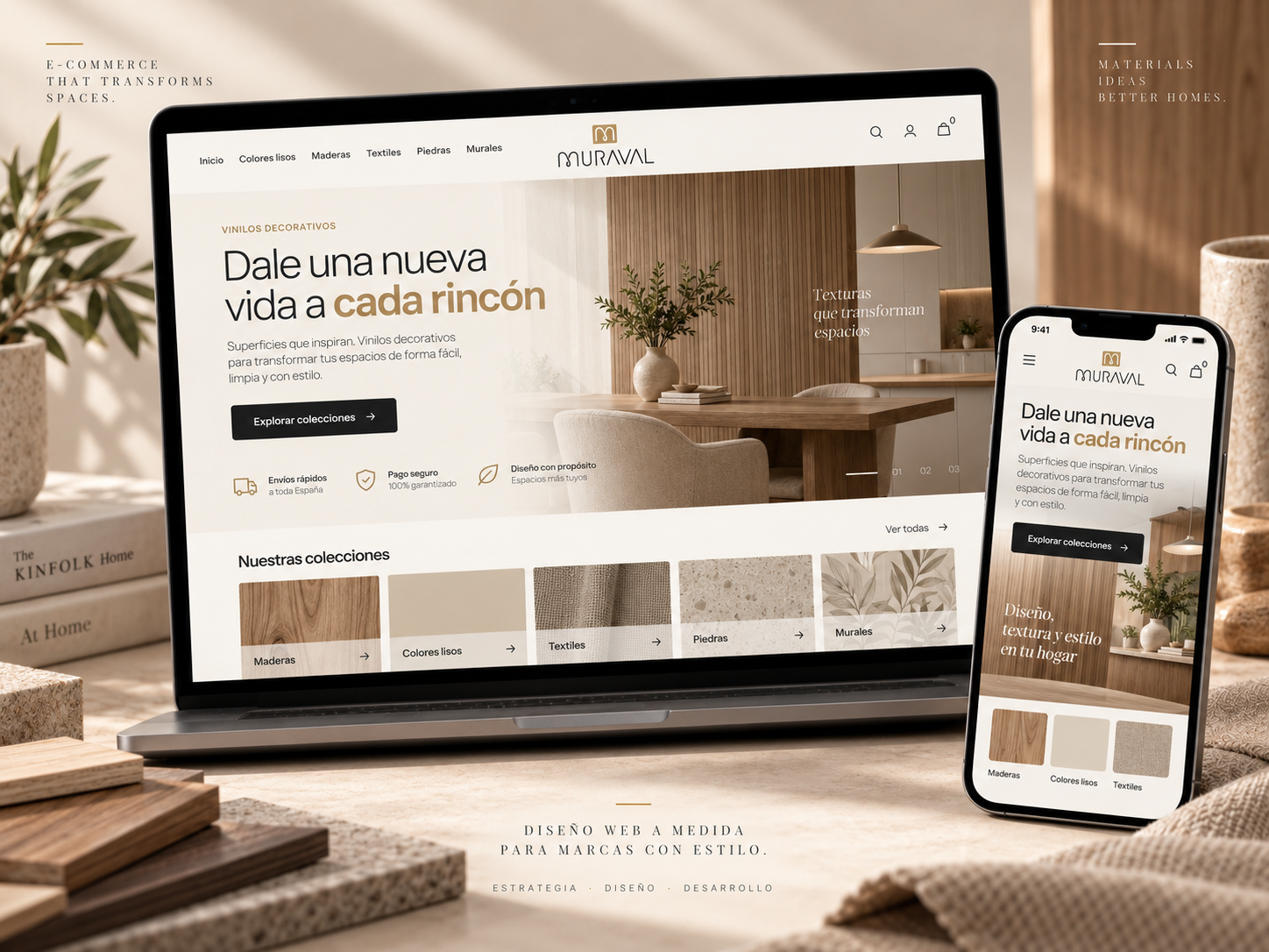 Web diseñada por Astia para Muraval